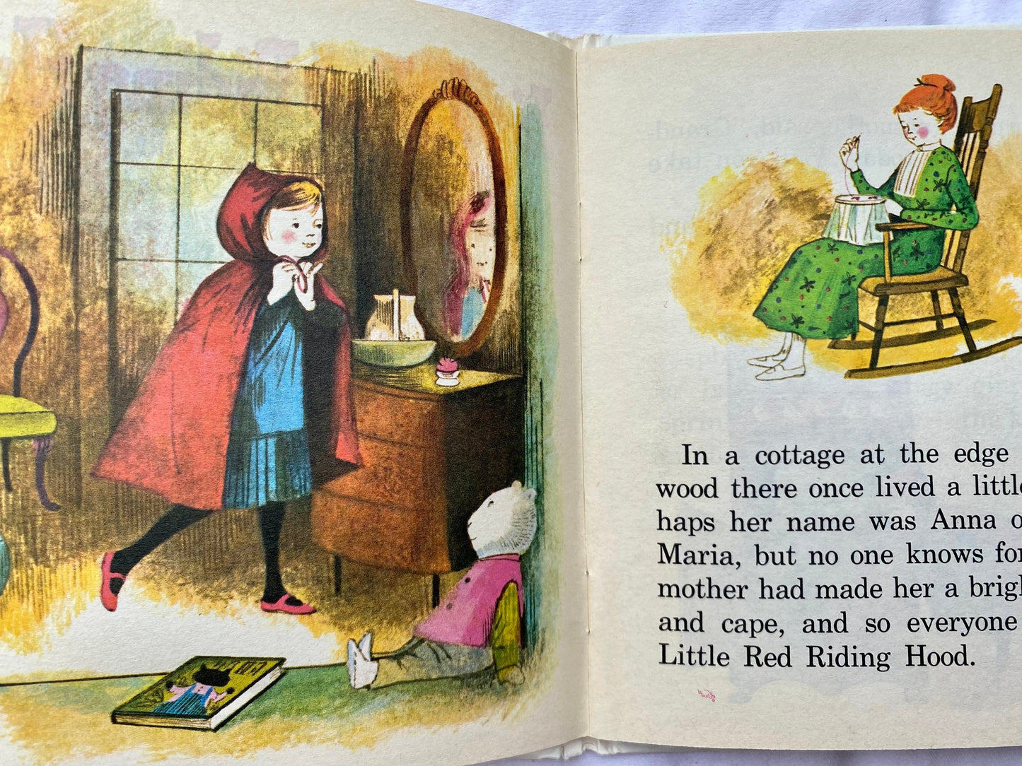 A Golden Tell-A-Tale Book Little Red Riding Hood (HC, 1964)