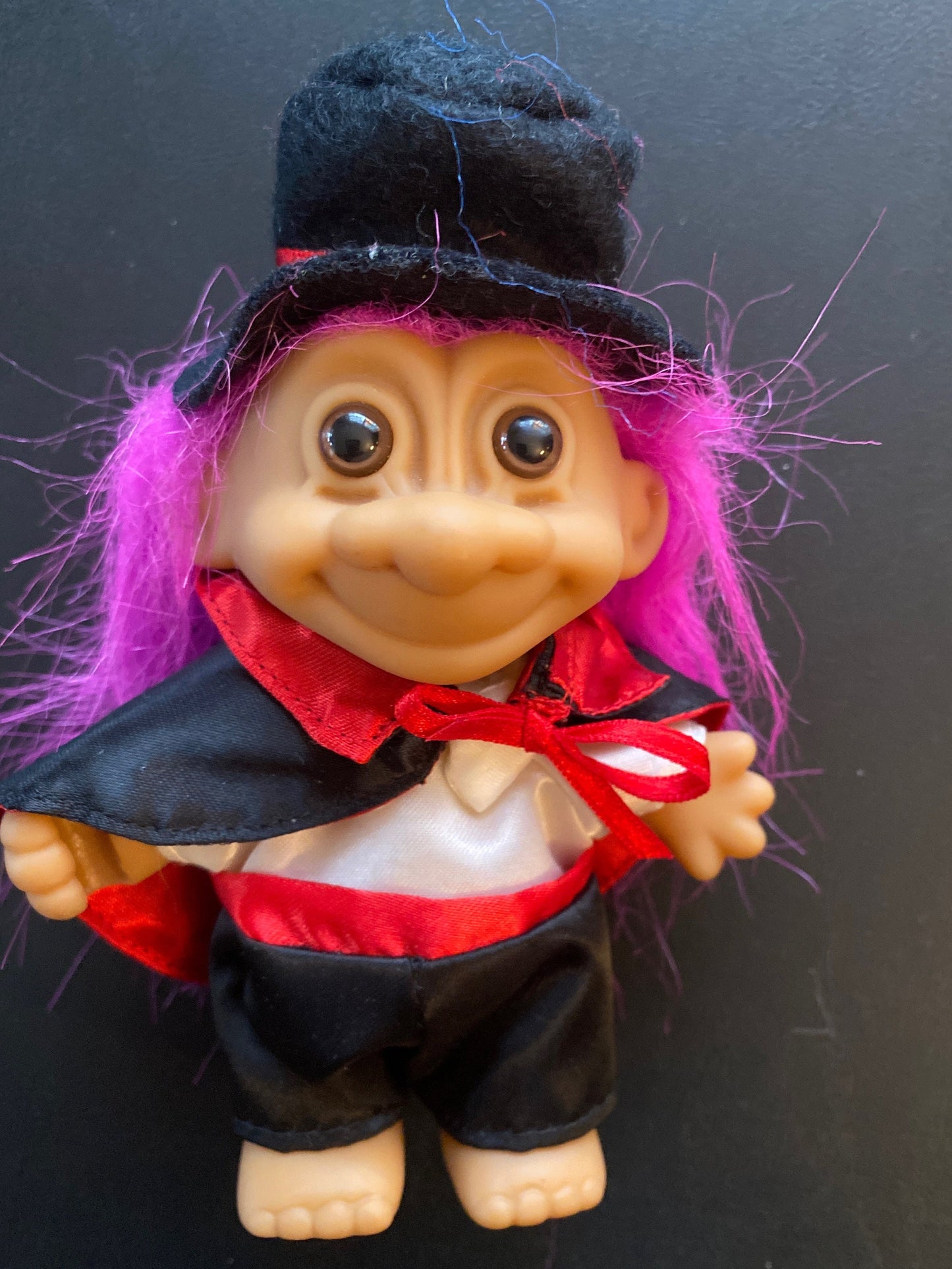 Vintage MAGICIAN Russ Troll (5”)