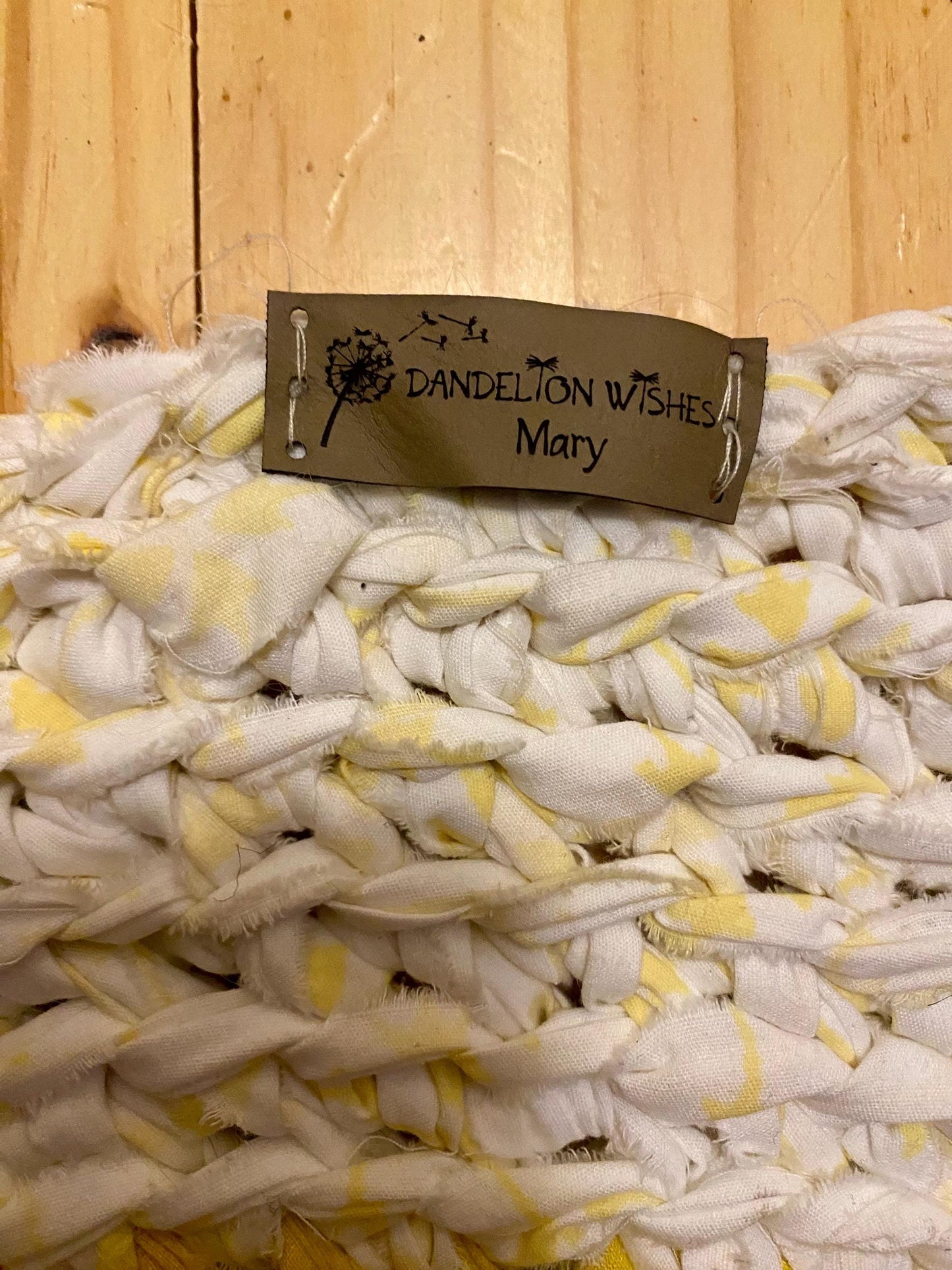 Handmade, Upcycled, Crocheted Rag Rug/Table Topper/Pet Mat (Approximately 24” diameter)